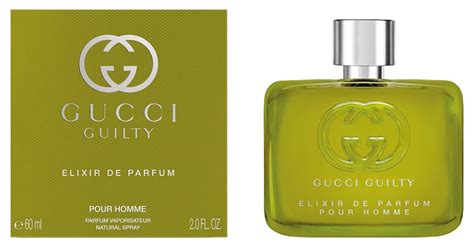 gucci guilty pour homme elixir